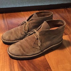 Clarks Originals Desert Boots Taupe Suede Chukka